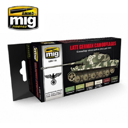 Ammo A.Mig 7101 Late German Camouflage Set